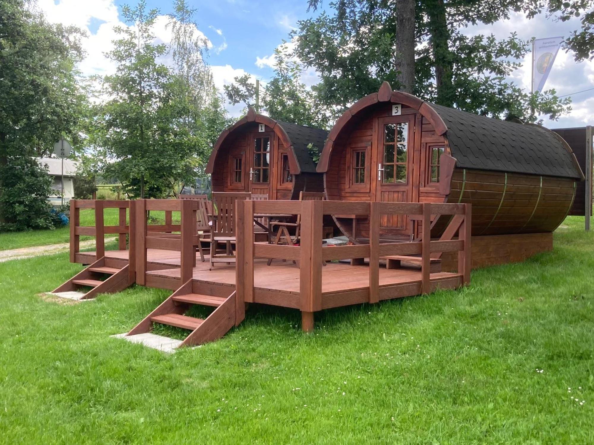 Campingfass Mit Panoramaterrasse Langenbernsdorf 외부 사진