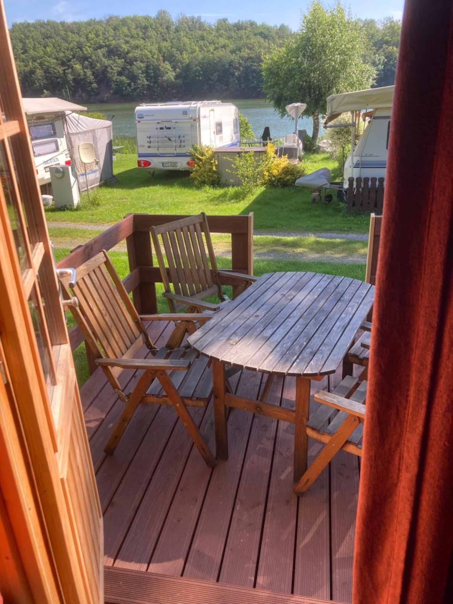 Campingfass Mit Panoramaterrasse Langenbernsdorf 외부 사진