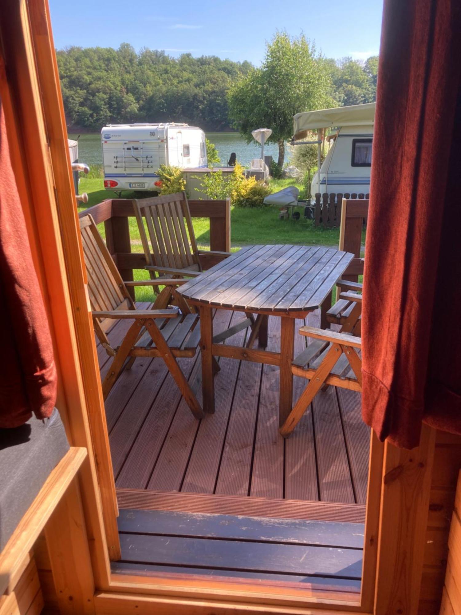 Campingfass Mit Panoramaterrasse Langenbernsdorf 외부 사진