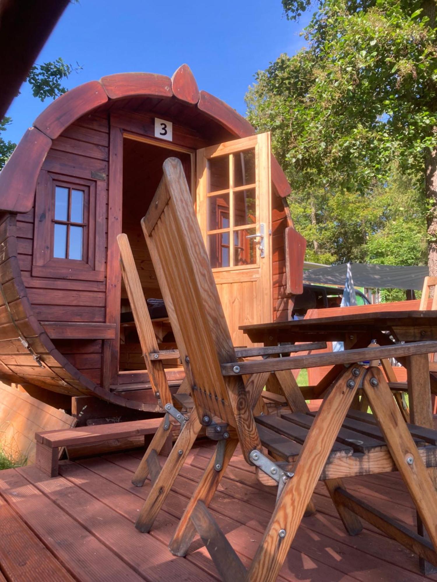 Campingfass Mit Panoramaterrasse Langenbernsdorf 외부 사진